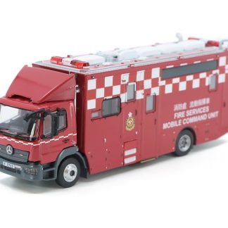 Mercedes-Benz Atego Mobile Command Unit 1:64 - Tiny Toys Mercedes-Benz Atego Hong Kong Fire Services Department - sběratelský model 1/64
