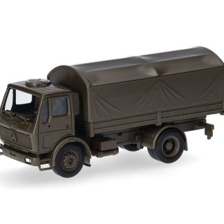 Mercedes-Benz NG LKW s plachtou Bundeswehr 1:87 - Herpa Mercedes NG LKW Bundeswehr - model auta 1/87