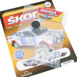 Škoda 130 RS 1:8 - časopis #24 se stavebnicí Škoda 130 RS 1:8 - časopis #24 se stavebnicí