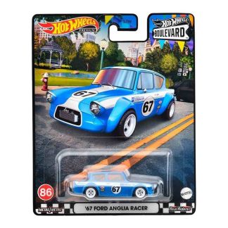 Ford Anglia Racer #67 1967 1:64 - Hot Wheels Ford Anglia Racer No. 67 - model auta 1/64