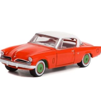 Studebaker Starliner 1953 green disks 1:64 - GreenLight Studebaker Starliner 1953 - kovový model 1/64