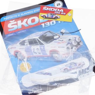 Škoda 130 RS 1:8 - časopis #25 se stavebnicí Škoda 130 RS 1:8 - časopis #25 se stavebnicí