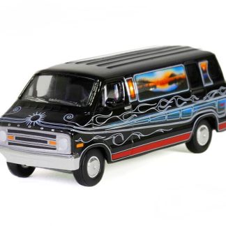 Dodge B-100 1977 1:64 - GreenLight Dodge B100 1977 - kovový model 1/64