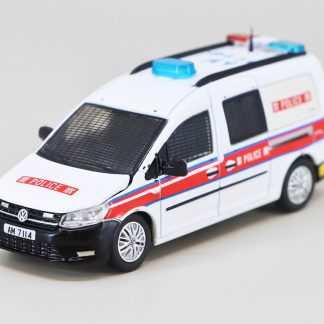 Volkswagen Caddy Maxi H.K. Police AM7114 1:64 - Era Car VW Caddy Maxi Hongkongská Policie - kovový model auta 1/64