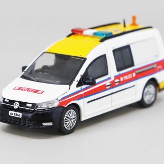 Volkswagen Caddy Maxi H.K. Police APT 1:64 - Era Car VW Caddy Maxi Hongkongská Policie - kovový model auta 1/64