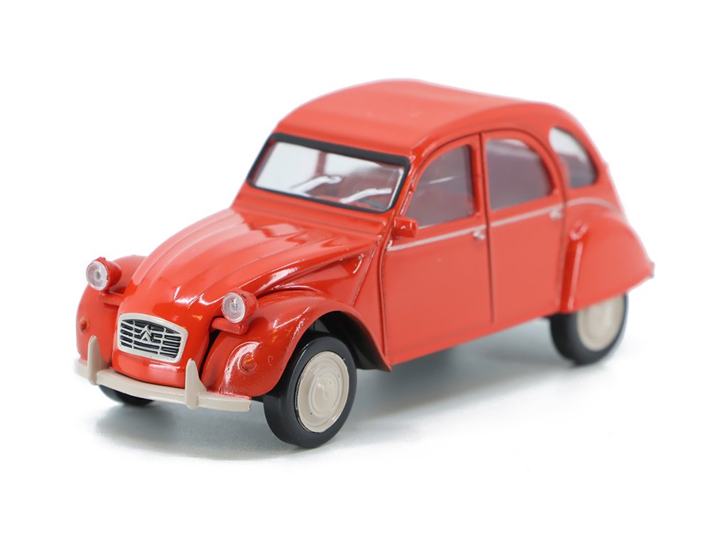 Citroen 2CV Jet-Car červený 1:43 - NOREV Citroen 2 CV JetCar - kovový model auta 1/43