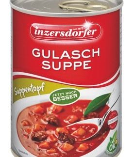 Inzers. Soup 400 g, goulash 6 x 400 g