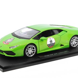 Lamborghini Huracan Zoute Grand Prix 2019 Limited Edition zelená 1:24 - Bburago Lamborghini Huracan Zoute GP 2019 Limitka - kovový model auta