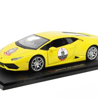 Lamborghini Huracan Zoute Grand Prix 2019 Limited Edition žlutá 1:24 - Bburago Lamborghini Huracan Zoute GP 2019 Limitka - kovový model auta