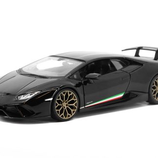 Lamborghini Huracan Perfomante černá 1:24 - Bburago Lamborghini Huracan Perfomante - kovový model auta