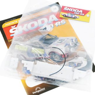 Škoda 130 RS 1:8 - časopis #28 se stavebnicí Škoda 130 RS 1:8 - časopis #28 se stavebnicí