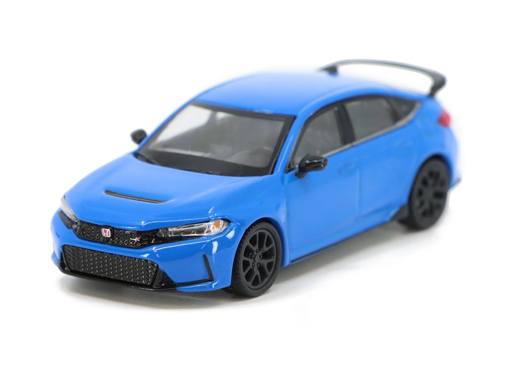 Honda Civic Type R 2023 modrá 1:64 - MiniGT Honda Civic Type-R - kovový model auta 1/64