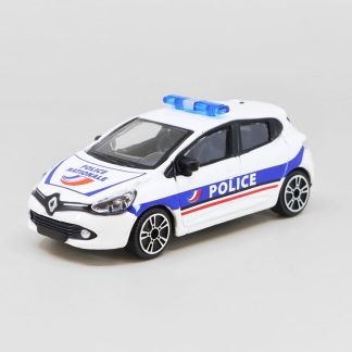 Renault Clio Národní Policie 1:43 - Bburago Renault Clio Police Nationale - kovový model auta 1/43