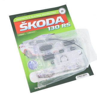 Škoda 130 RS 1:8 - časopis #31 se stavebnicí Škoda 130 RS 1:8 - časopis #31 se stavebnicí