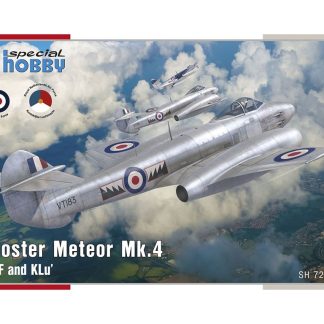 Gloster Meteor Mk.4 1:72 - Special Hobby Gloster Meteor Mk-4 - stavebnice Special Hobby 1/72