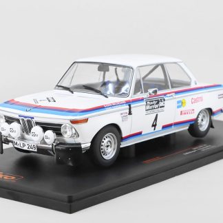 BMW 2002 #4 B. Waldegard / H. Thorszelius RAC Rally 1973 1:18 - IXO Models BAZAROVÉ ZBOŽÍ BMW 2002 No.4 - kovový model auta 1/18