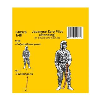 Figurka Japanese Zero Pilot (Standing) 1:48 - Special Hobby Figurka Japonský Nulový Pilot (Stojící) - Special Hobby 1/48
