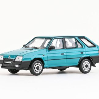 Škoda Forman 1993 1:43 Zelená Karibská - Abrex Škoda Forman 1993 - kovový model auta 1/43