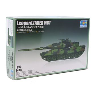 Leopard 2A6EX MBT 1:72 - Trumpeter stavebnice Leopard2A6EX MBT - ModelKIT 1/72