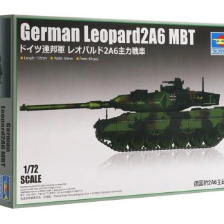 German Leopard 2A6 MBT 1:72 - Trumpeter stavebnice German Leopard2A6 MBT - ModelKIT 1/72