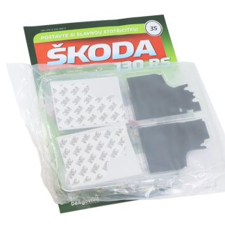 Škoda 130 RS 1:8 - časopis #35 se stavebnicí Škoda 130 RS 1:8 - časopis #35 se stavebnicí