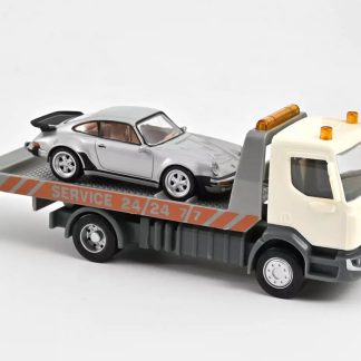 Renault Carro Truck + Porsche 911 Turbo 1:43 - NOREV Renault Carro Truck with Porsche 911 930 3.0 - kovový model auta 1/43