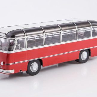 LAZ-695 1:43 - MODIMIO - Naše autobusy časopis s modelem #55 Autobus LAZ 695 - kovový model autobusu