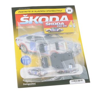 Škoda 130 RS 1:8 - časopis #38 se stavebnicí Škoda 130 RS 1:8 - časopis #37 se stavebnicí