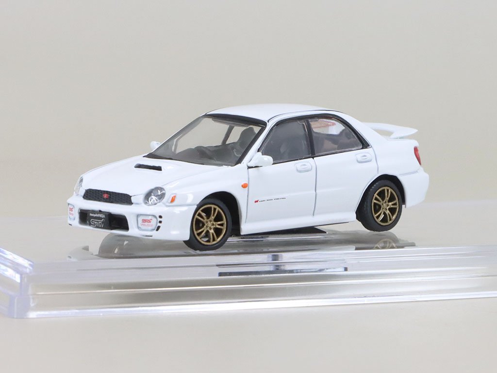 Subaru Impreza WRX RHD 2001 1:64 - BM Creations Subaru Impreza WRX Right Hand Drive - kovový model auta 1/64