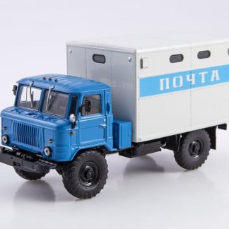 GAZ 66 GZSA 947 1:43 - MODIMIO časopis s modelem Legendární náklaďáky SSSR #87 GAZ-66 GZSA-947 - kovový model