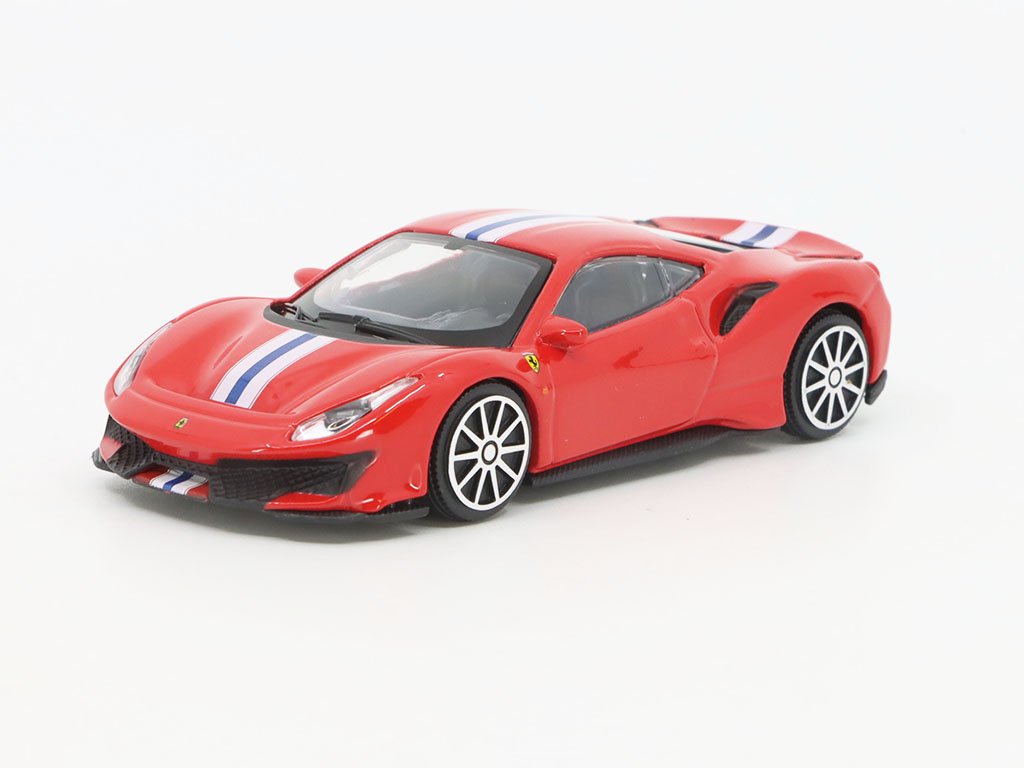 Ferrari 488 Pista 1:43 - Bburago Ferrari 488 Pista - kovový model auta 1/43
