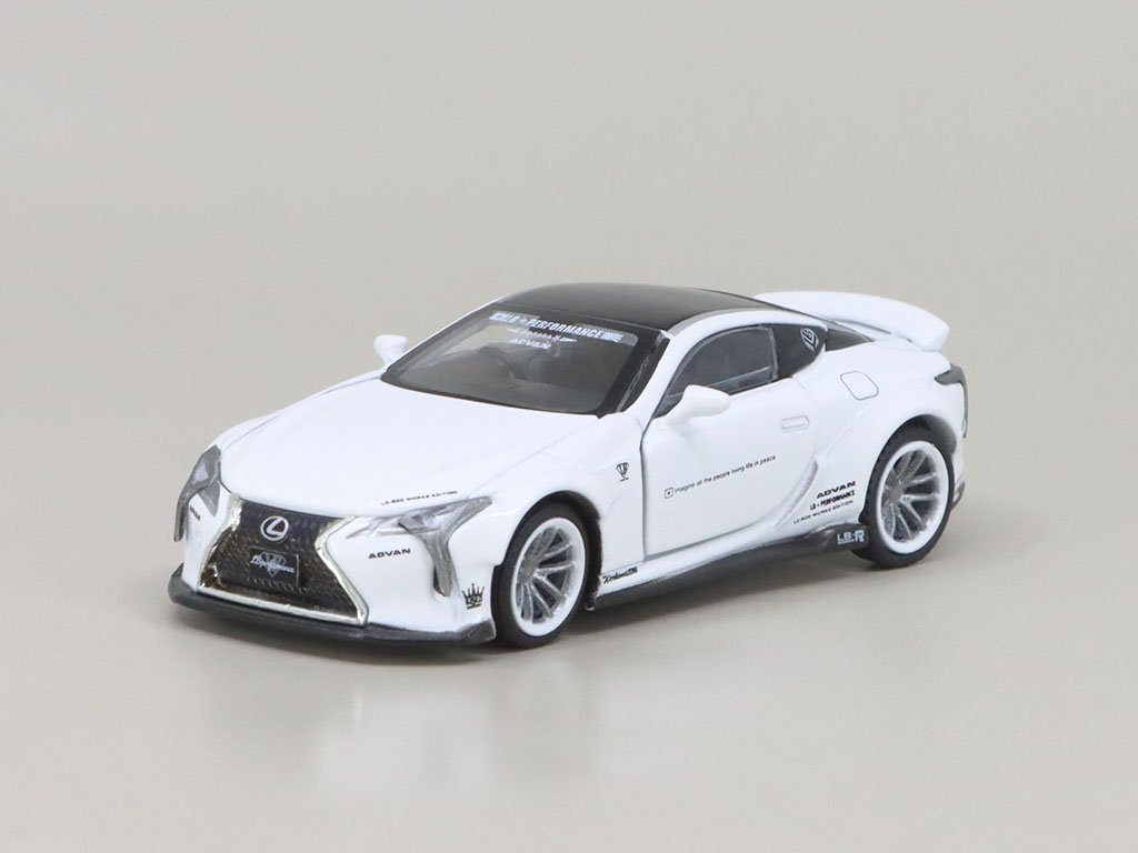 Lexus LB Works LC500 bílá 1:64 - Era Car LB Works LC500 - kovový model auta 1/64