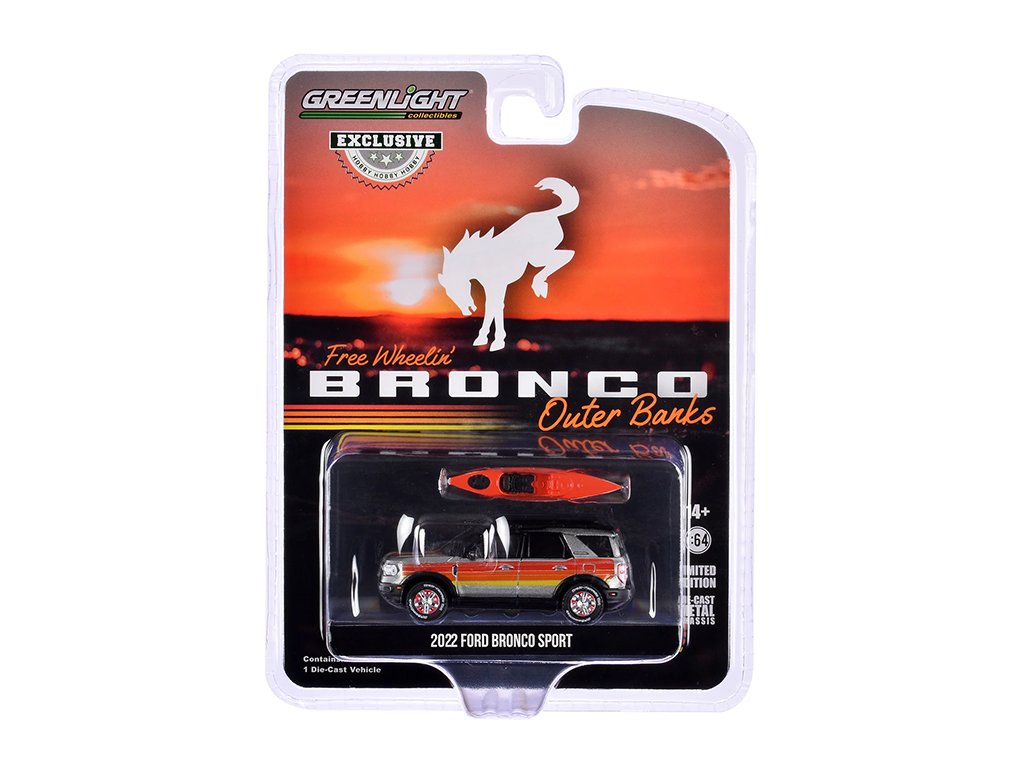 Ford Bronco Sport 2022 1:64 - GreenLight Ford Bronco Sport - kovový model 1/64