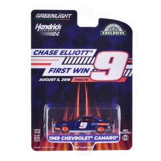 Chevrolet Camaro #9 1969 1:64 - GreenLight Chevrolet Camaro No.9 - kovový model 1/64
