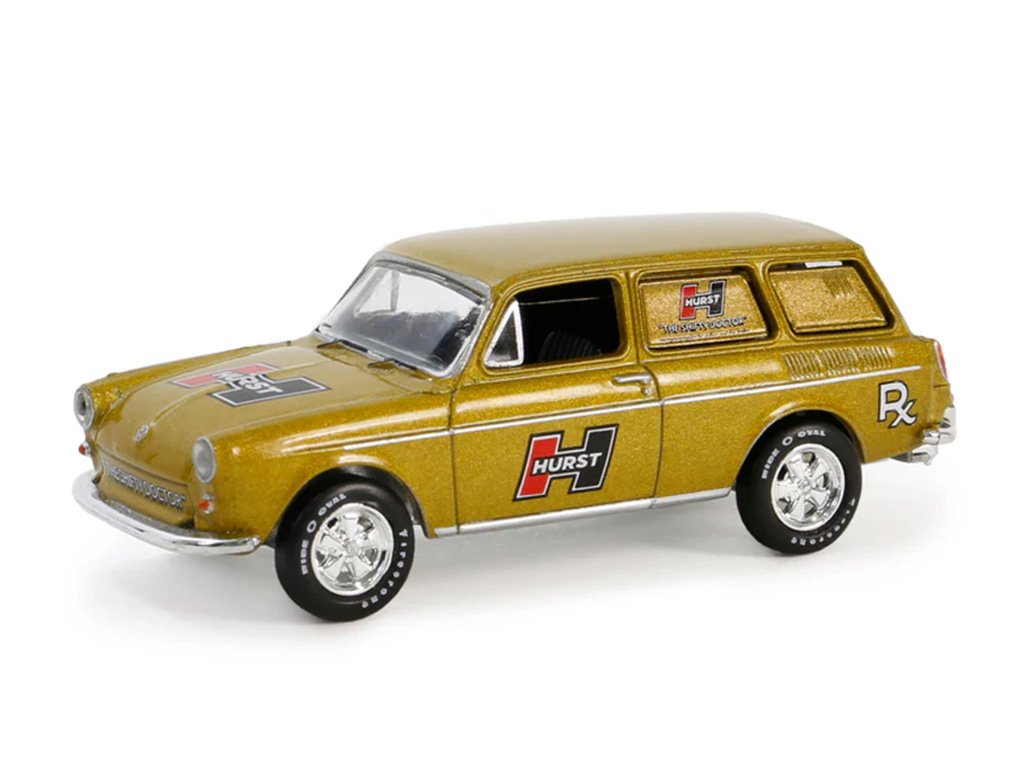 Volkswagen Type 3 Squareback Panel 1969 1:64 - GreenLight VW T3 - kovový model auta 1/64