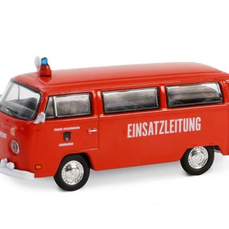 Volkswagen Type 2 Hasiči 1978 1:64 - GreenLight VW T2 Head of Fire Brigade - kovový model auta 1/64