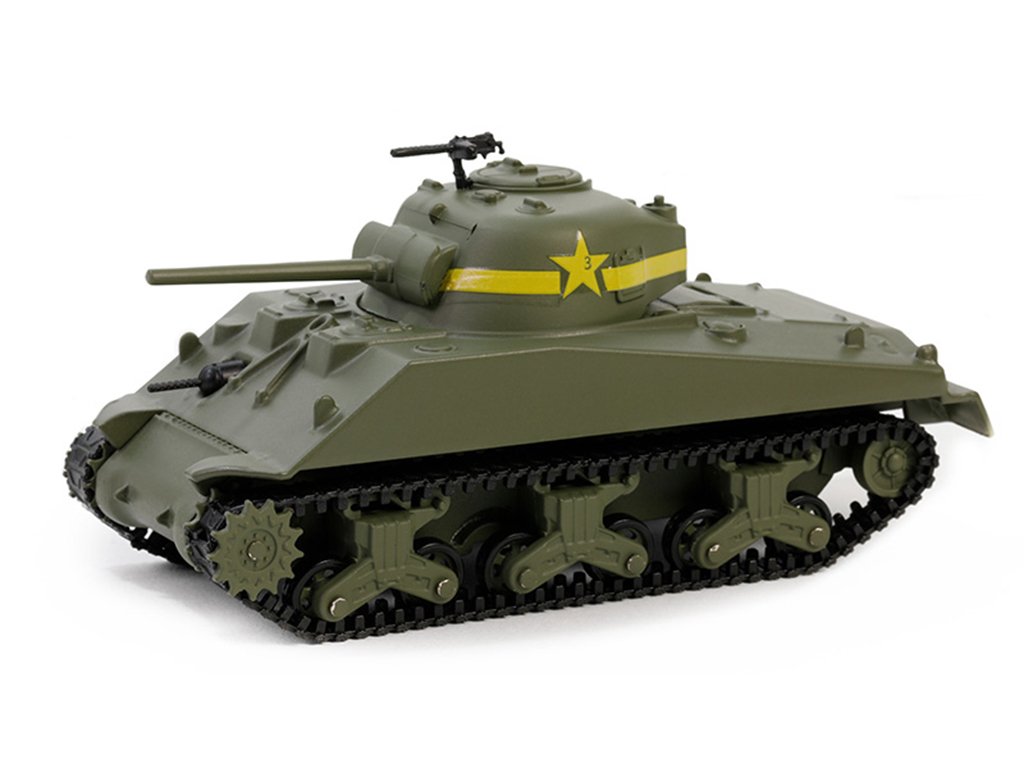 M4 Sherman Tank U.S. Army WWII 1943 1:64 - GreenLight M 4 Sherman Tank World War 2 - kovový model 1/64