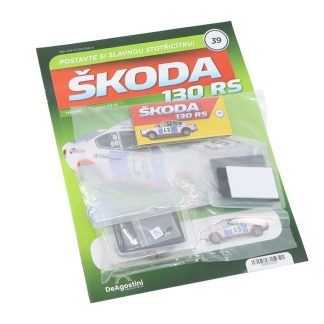 Škoda 130 RS 1:8 - časopis #39 se stavebnicí Škoda 130 RS 1:8 - časopis #39 se stavebnicí