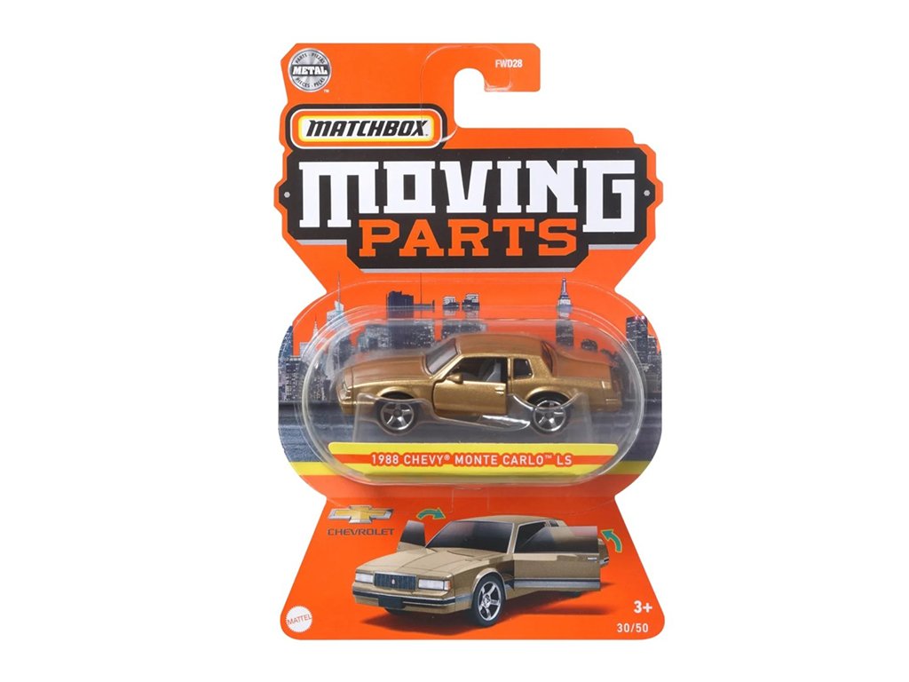 Chevy Monte Carlo LS 1988 1:64 - MATCHBOX Chevy Monte-Carlo - model auta 1/64