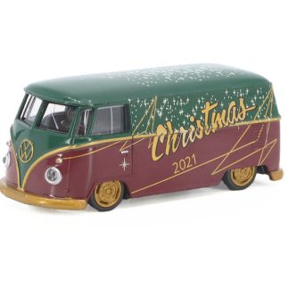 Volkswagen T1 Lowrider Vánoce 2021 1:64 - Schuco VW T1 Christmas 2021 - kovový model auta 1/64