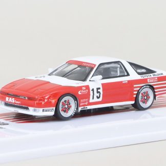Toyota Supra Turbo MA70 #15 M. Micangeli / E. Calderari ETCC 1987 1:64 - TARMAC Models Toyota Supra Turbo No.15 ETCC - kovový model auta 1/64