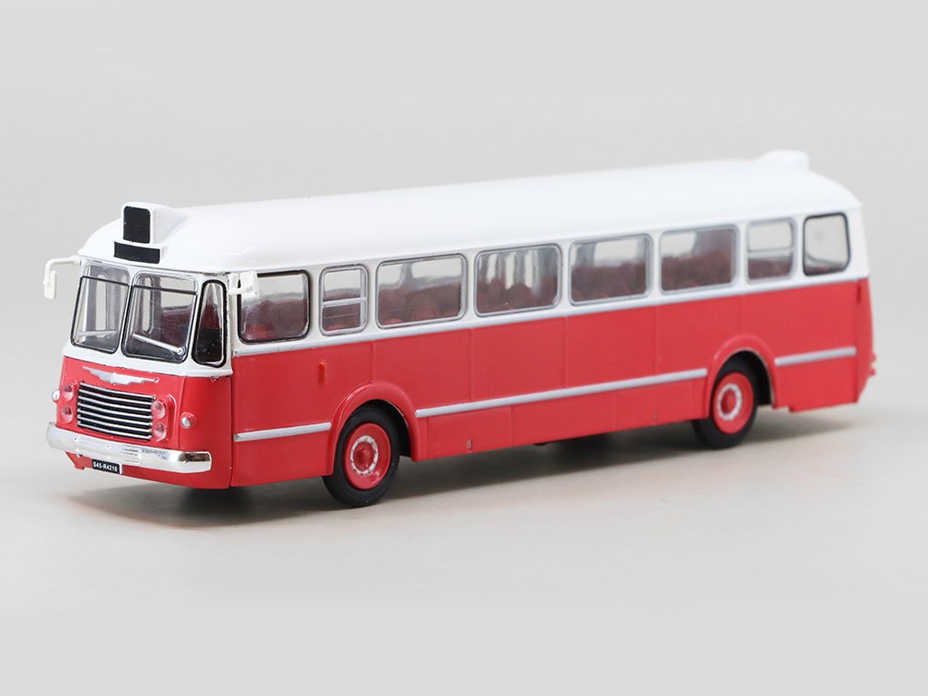 Renault S45 R4210 1:72 - Kultovní autobusy minulé éry časopis s modelem #28 BAZAROVÉ ZBOŽÍ Renault S 45 R 4210 - kovový model autobusu 1/72