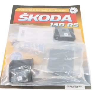Škoda 130 RS 1:8 - časopis #40 se stavebnicí Škoda 130 RS 1:8 - časopis #40 se stavebnicí