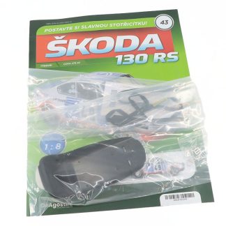 Škoda 130 RS 1:8 - časopis #43 se stavebnicí Škoda 130 RS 1:8 - časopis #43 se stavebnicí