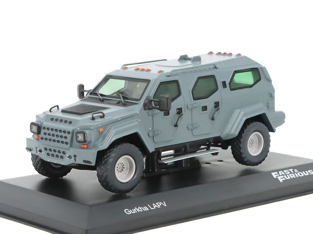 Gurkha LAPV 2008 Rychle a Zběsile 1:43 - DeAgostini časopis s modelem Gurkha LAPV 2008 Fast & Furious - kovový model auta 1/43