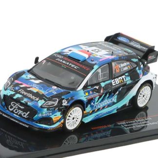 Ford Puma Rally 1 #13 G. Munster / L. Louka Central European Rally 2023 1:43 - IXO Models Ford Puma Rally 1 #13 G. Munster / L. Louka Central European Rally 2023 1/43 - kovový model auta