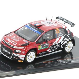 Citroen C3 Rally2 #20 Y. Rossel / A. Dunand Rallye Monte-Carlo 2024 1:43 - IXO Models Citroen C3 Rally 2 No.20 Y. Rossel / A. Dunand Rallye Monte-Carlo 2024 - kovový model auta