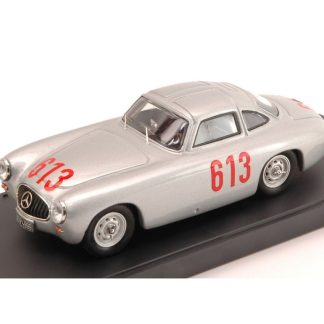 Mercedes 300 SL #613 4th Mille Miglia 1952 Caracciola -Kurrle 1:43 - Bang Mercedes-Benz 300 SL - kovový model auta 1/43