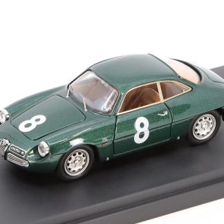 Alfa Romeo Giulieta SZ #8 Targa Florio 1961 Leto di Priolo - Manfredini 1:43 - Bang Alfa Romeo Giulieta - kovový model auta 1/43