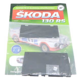 Škoda 130 RS 1:8 - časopis #47 se stavebnicí Škoda 130 RS 1:8 - časopis #47 se stavebnicí